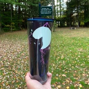 BNWT Starbucks Halloween 2021 GITD Cat Tumbler